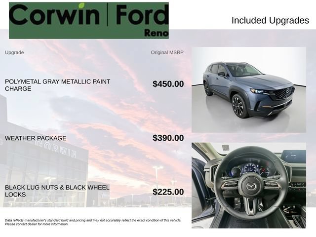 Used 2025 MAZDA CX-50 2.5 Hybrid w/ Weather Package AWD/4WD image 3