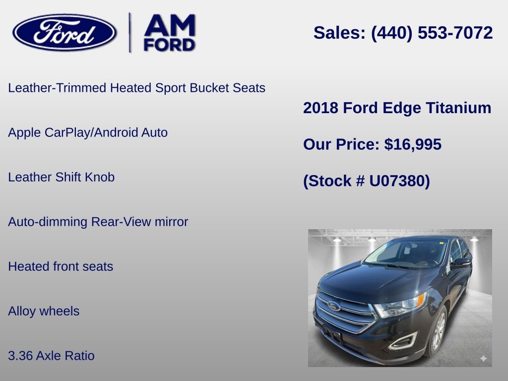 Certified 2018 Ford Edge Titanium AWD/4WD image 18