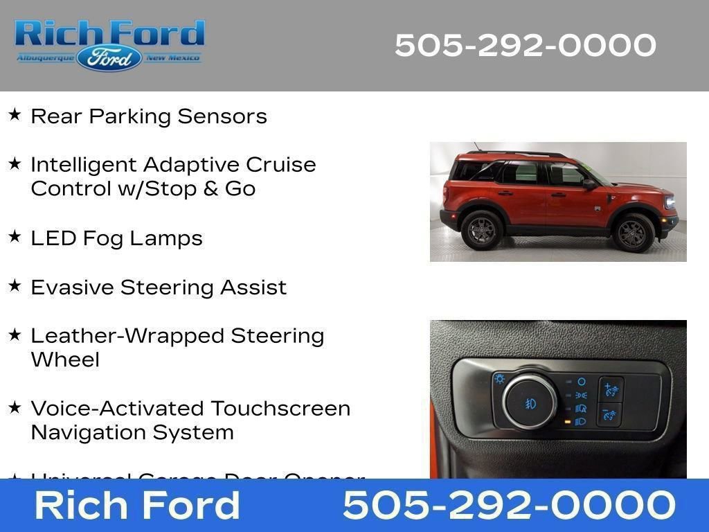 Certified 2022 Ford Bronco Sport Big Bend w/ Convenience Package AWD/4WD image 40