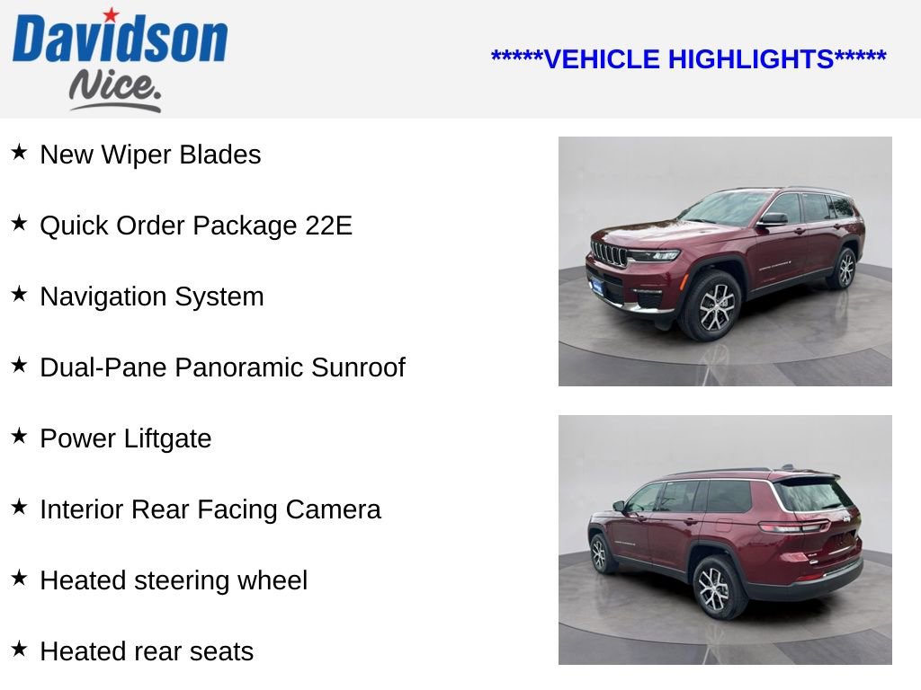 Used 2025 Jeep Grand Cherokee L Limited image 4