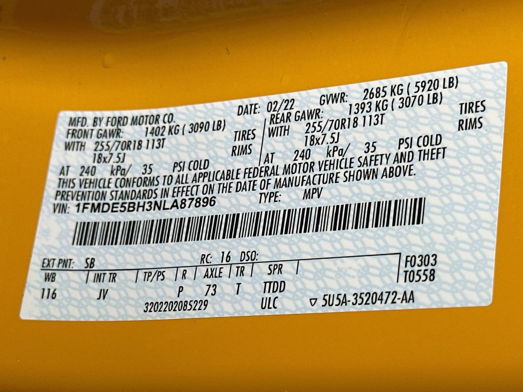 Certified 2022 Ford Bronco Outer Banks AWD/4WD image 21