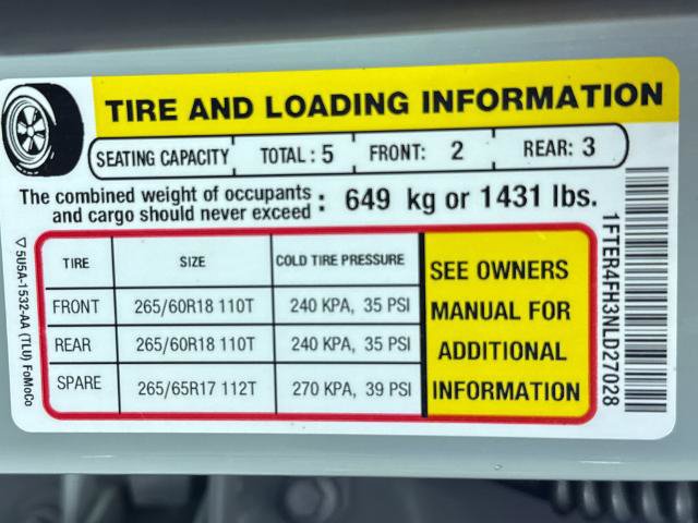 Certified 2022 Ford Ranger Lariat w/ Equipment Group 501A High AWD/4WD image 31