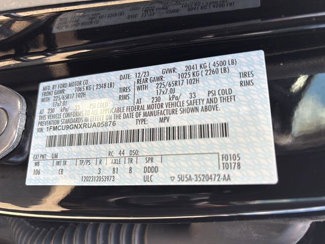 Certified 2024 Ford Escape Active AWD/4WD image 21