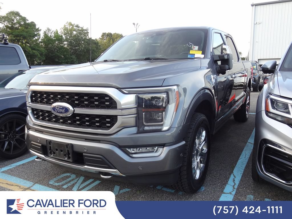 Certified 2022 Ford F150 Platinum w/ Equipment Group 701A High AWD/4WD image 3
