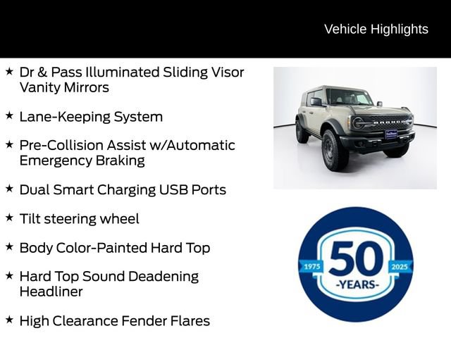 Certified 2025 Ford Bronco Badlands w/ Sasquatch Package AWD/4WD image 21