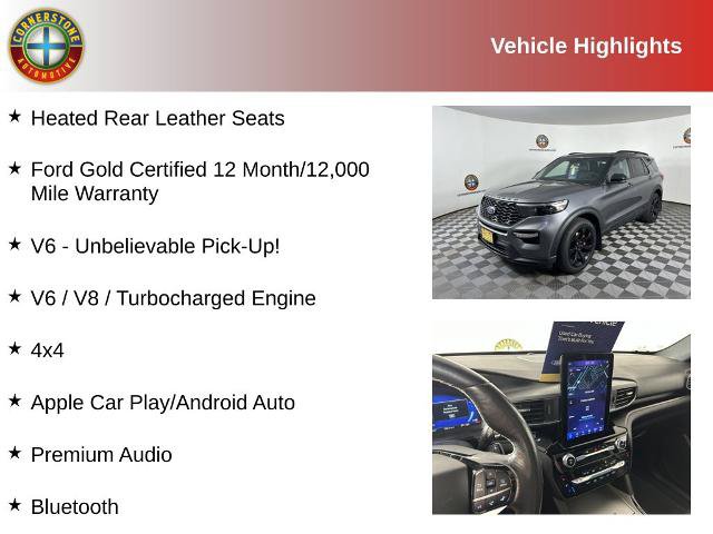 Certified 2022 Ford Explorer ST w/ Equipment Group 401A AWD/4WD image 2