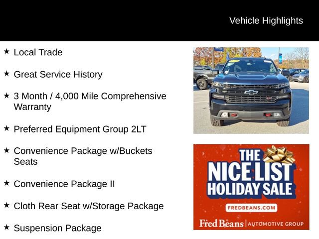 Used 2020 Chevrolet Silverado 1500 LT Trail Boss image 3