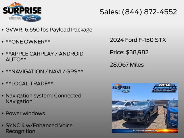 Certified 2024 Ford F150 STX AWD/4WD image 7