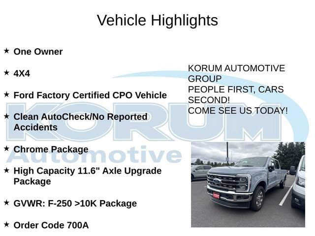 Certified 2025 Ford F250 King Ranch w/ Chrome Package AWD/4WD image 4