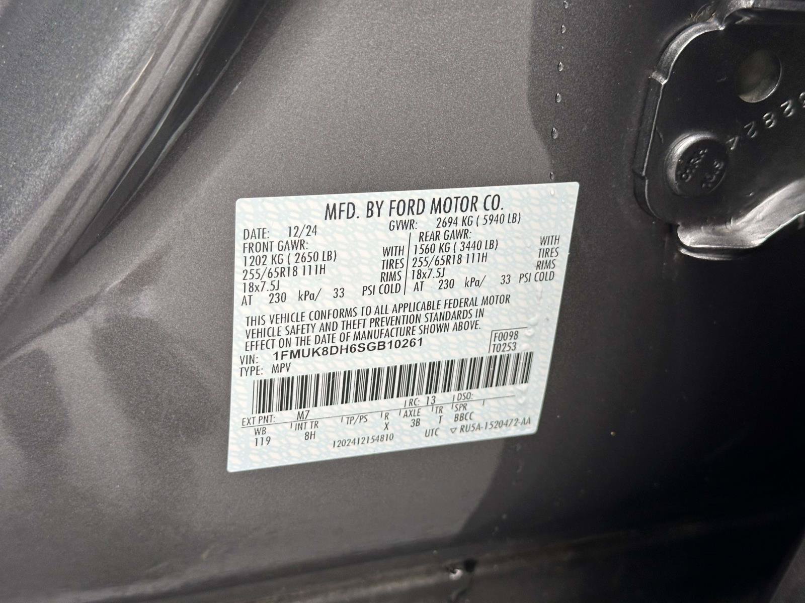 Certified 2025 Ford Explorer Active AWD/4WD image 16