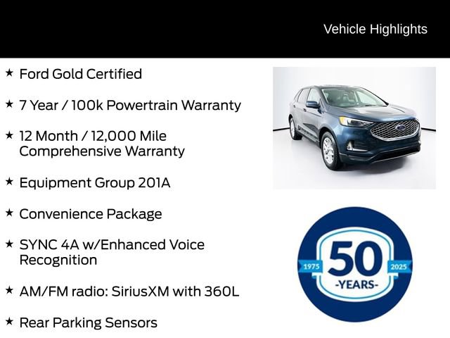 Certified 2024 Ford Edge SEL w/ Convenience Package image 6