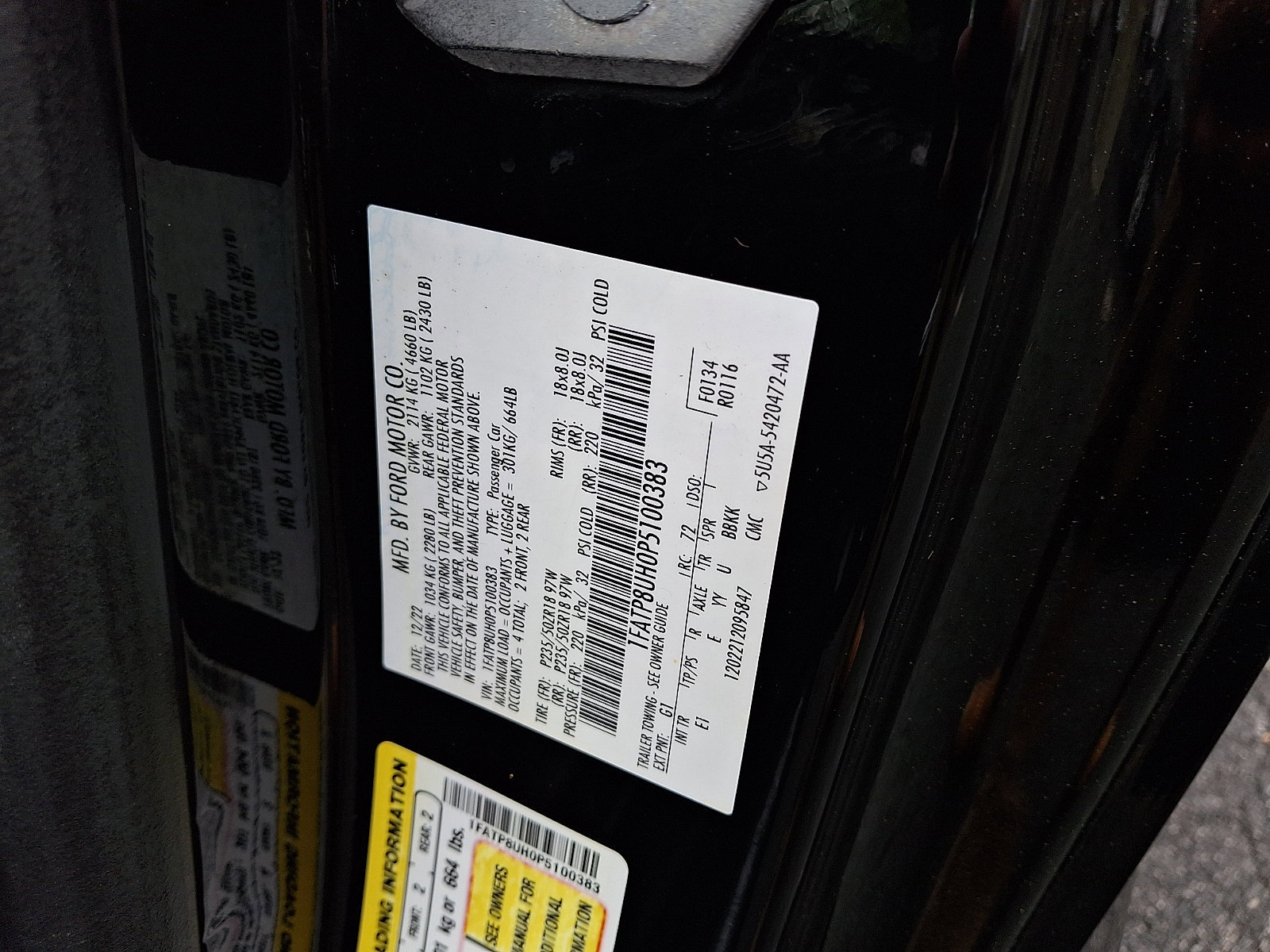 Certified 2023 Ford Mustang Premium RWD image 27