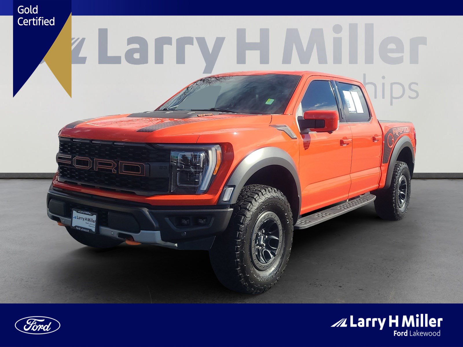 Certified 2023 Ford F150 Raptor w/ Blue Interior Package image 1