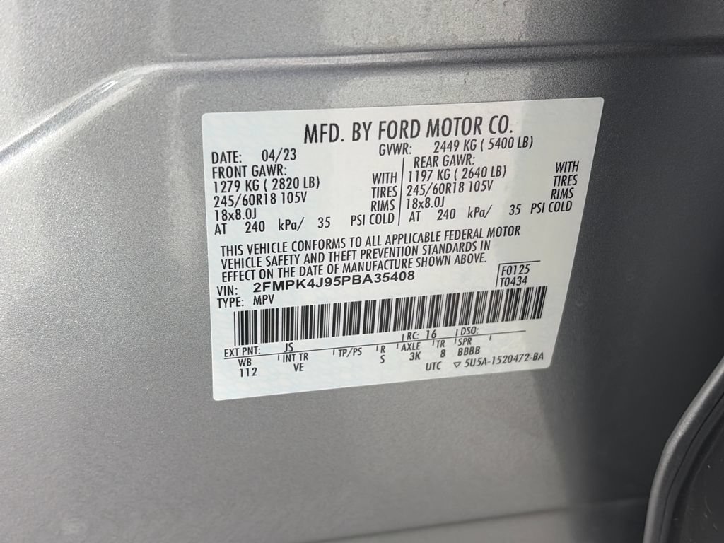 Certified 2023 Ford Edge SEL AWD/4WD image 9