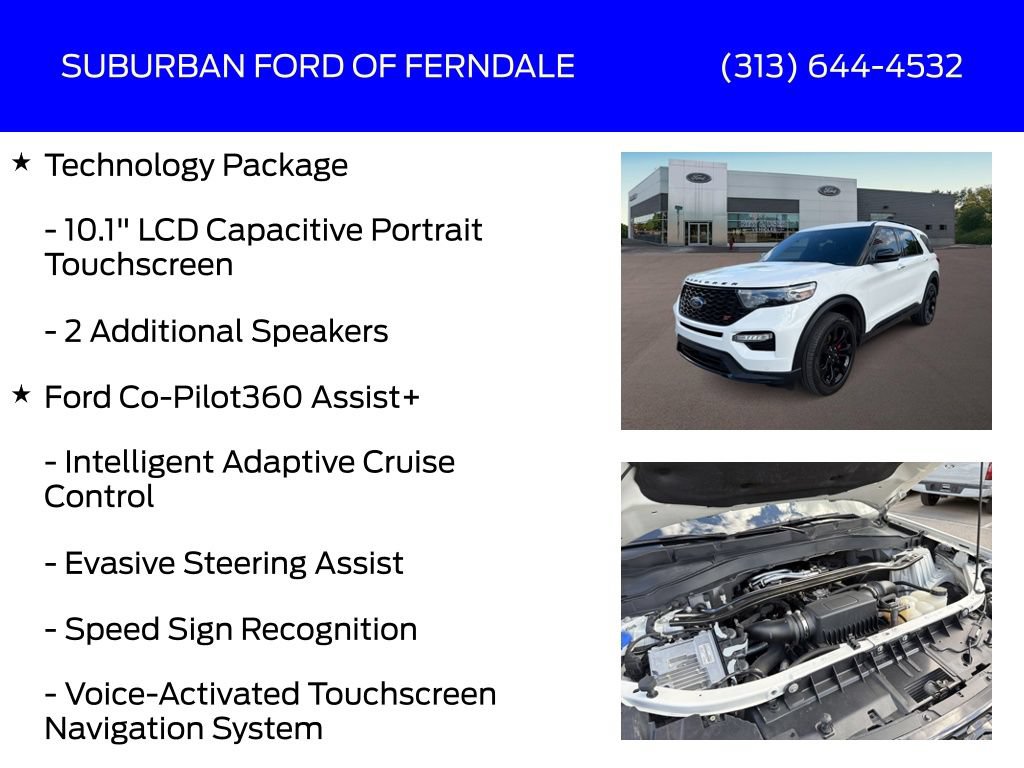 Certified 2024 Ford Explorer ST w/ Equipment Group 401A AWD/4WD image 9