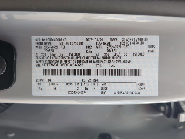 Certified 2024 Ford F150 XLT w/ Equipment Group 302A MID image 38