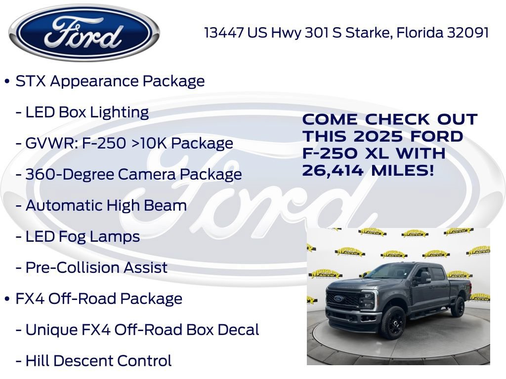 Certified 2025 Ford F250 XL w/ STX Appearance Package AWD/4WD image 22