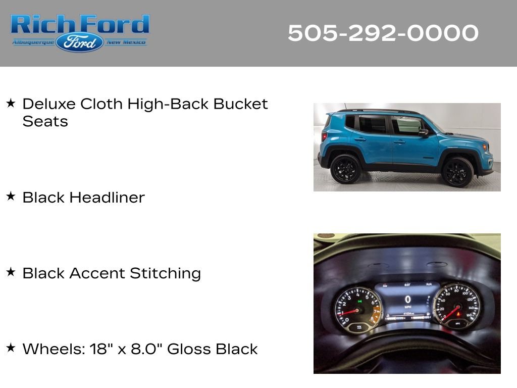 Used 2022 Jeep Renegade Altitude w/ Sun/Sound Group AWD/4WD image 27
