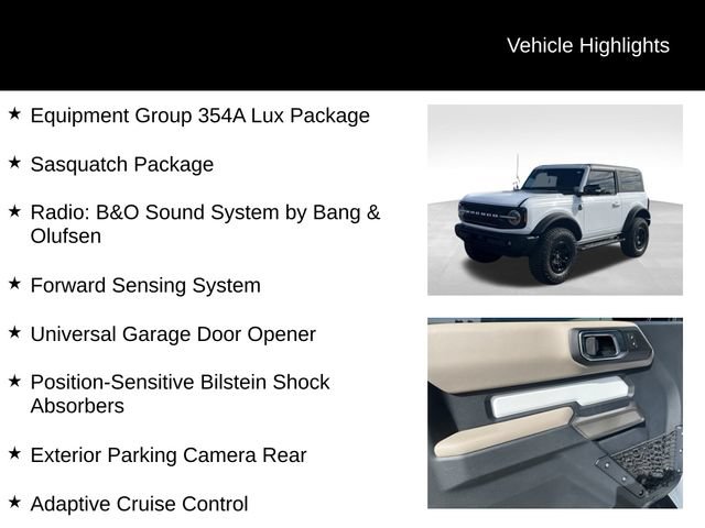 Certified 2021 Ford Bronco Wildtrak AWD/4WD image 8