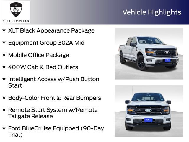 Certified 2024 Ford F150 XLT w/ Equipment Group 302A MID AWD/4WD image 4