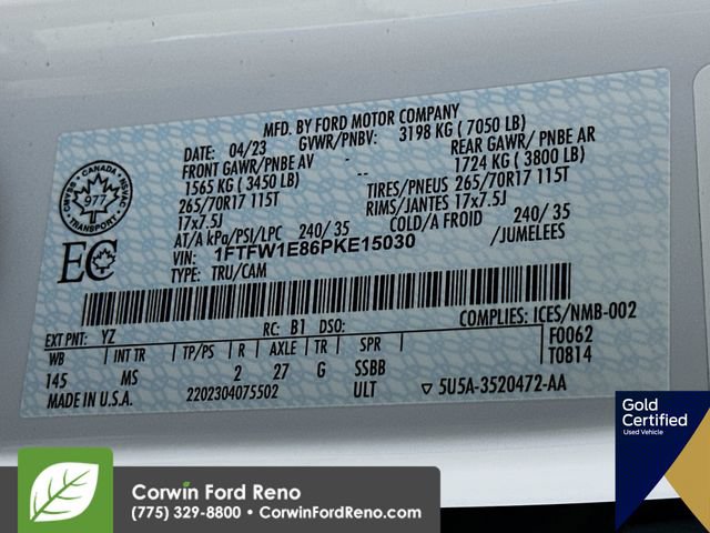 Certified 2023 Ford F150 XLT AWD/4WD image 35