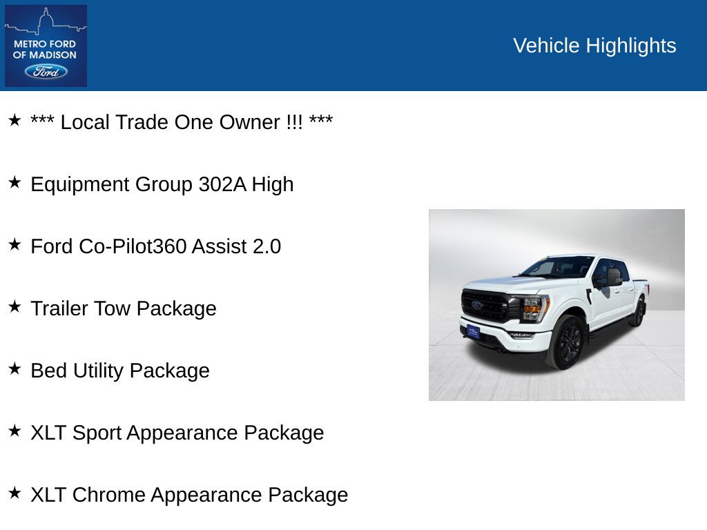 Certified 2023 Ford F150 XLT w/ Equipment Group 302A High AWD/4WD image 2