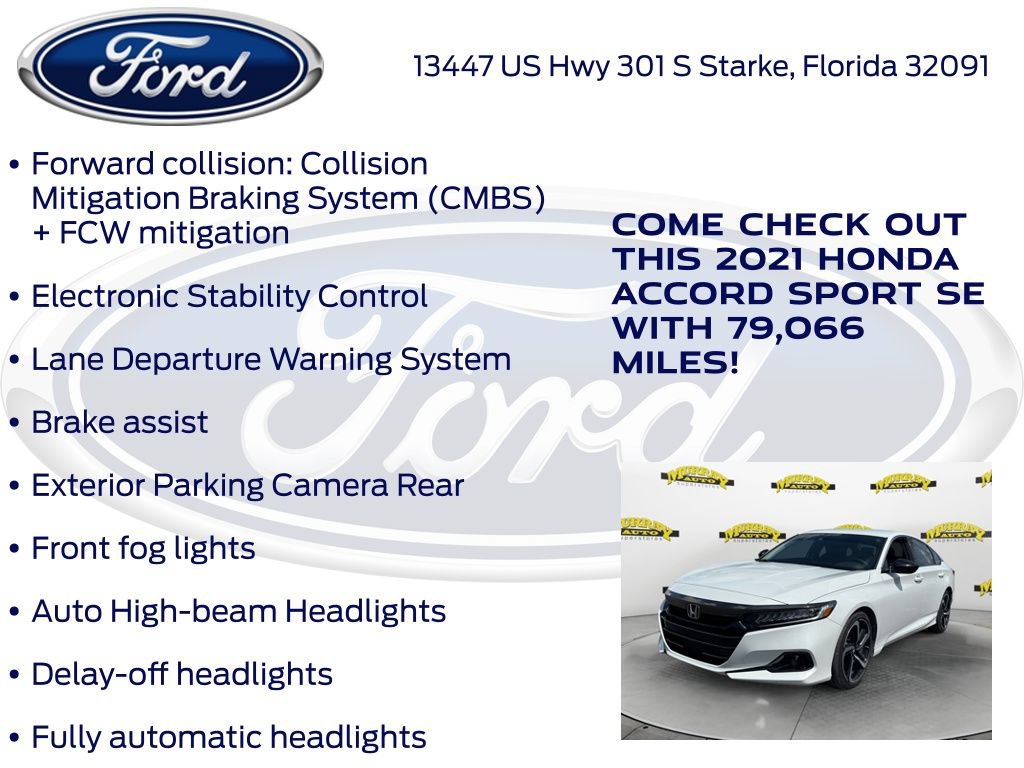 Used 2021 Honda Accord Sport Special Edition image 32