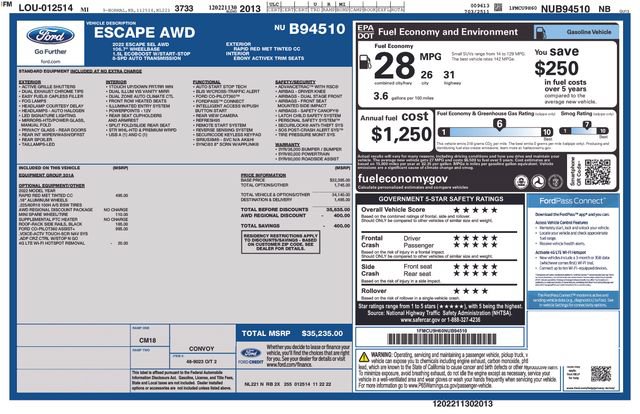Certified 2022 Ford Escape SEL AWD/4WD image 5