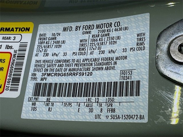 Certified 2024 Ford Bronco Sport Heritage w/ Heritage Convenience Package image 20