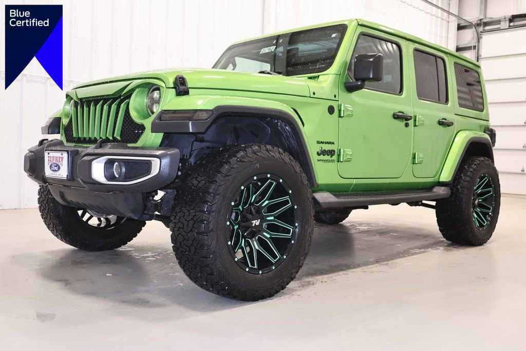 Used 2019 Jeep Wrangler Unlimited Sahara w/ Uconnect 4C Nav & Sound Group image 1