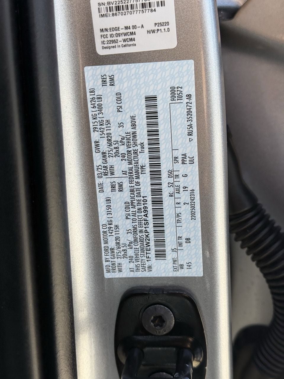 Certified 2025 Ford F150 STX w/ Equipment Group 200A RWD image 28