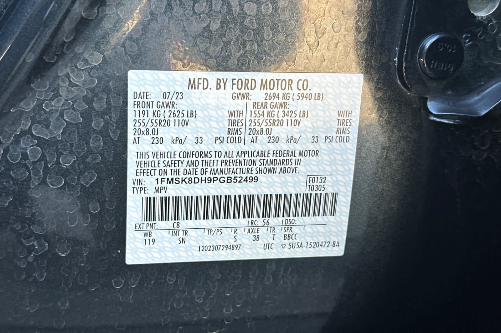 Certified 2023 Ford Explorer XLT w/ Equipment Group 202A AWD/4WD image 30