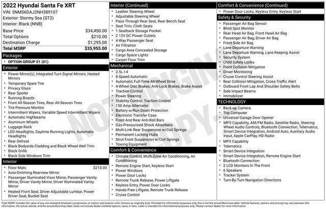 Used 2022 Hyundai Santa Fe XRT AWD/4WD image 34