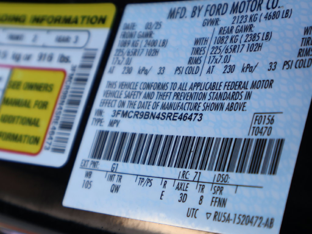 Certified 2025 Ford Bronco Sport Big Bend AWD/4WD image 42