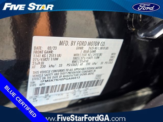 Certified 2023 Ford Explorer ST-Line w/ Class IV Trailer Tow Package RWD image 19