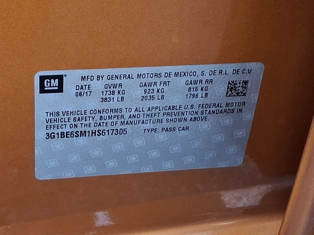 Used 2017 Chevrolet Cruze LT w/ Convenience Package image 29