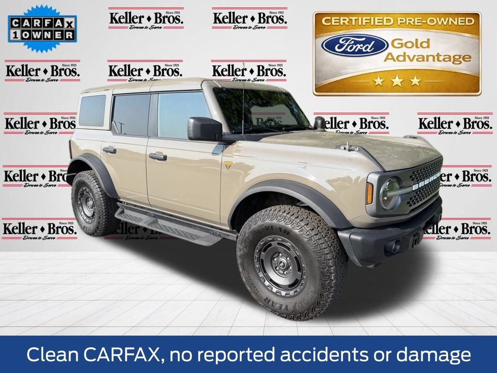 Certified 2025 Ford Bronco Badlands w/ Sasquatch Package AWD/4WD image 1