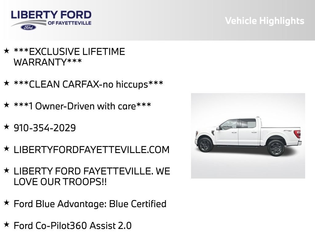 Certified 2023 Ford F150 Lariat w/ Equipment Group 502A High AWD/4WD image 5
