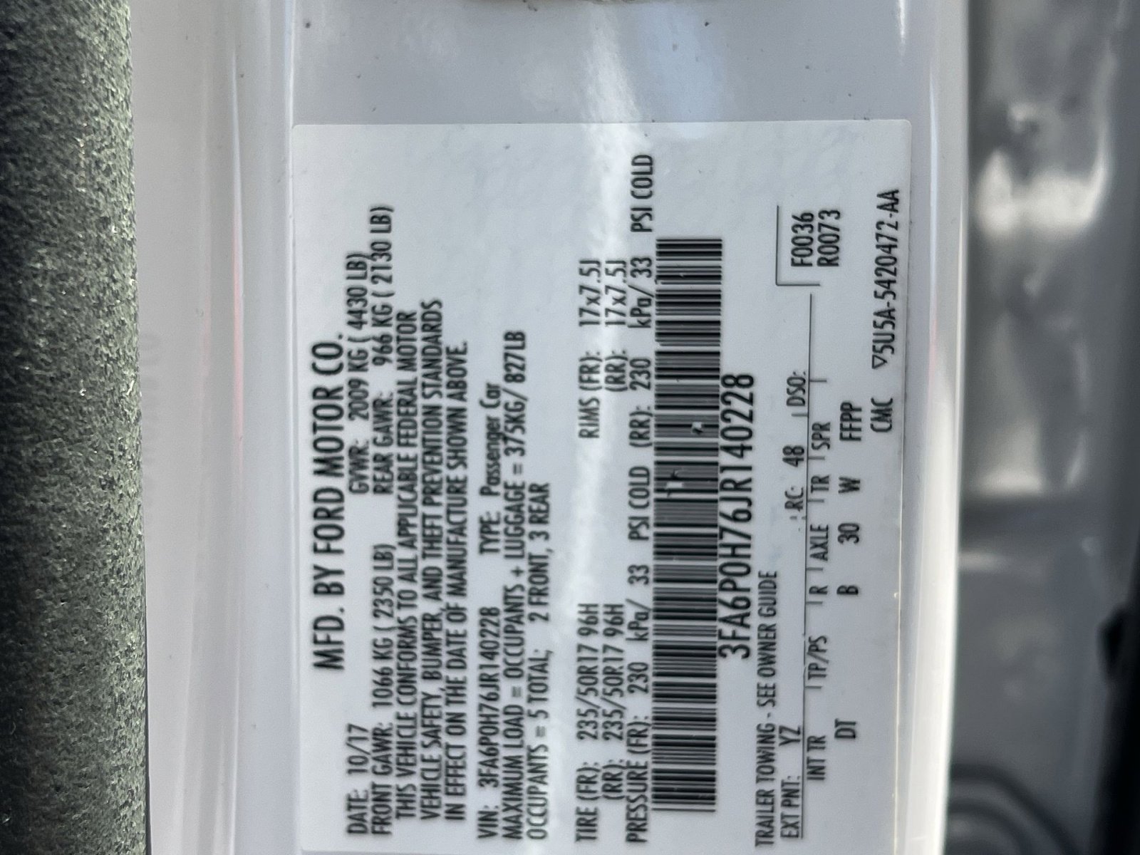 Certified 2018 Ford Fusion SE FWD image 41