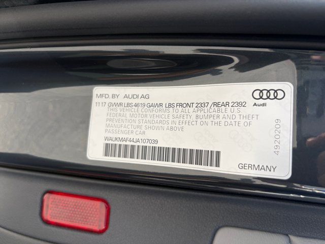 Used 2018 Audi A4 2.0T Ultra Premium w/ Convenience Package FWD image 25