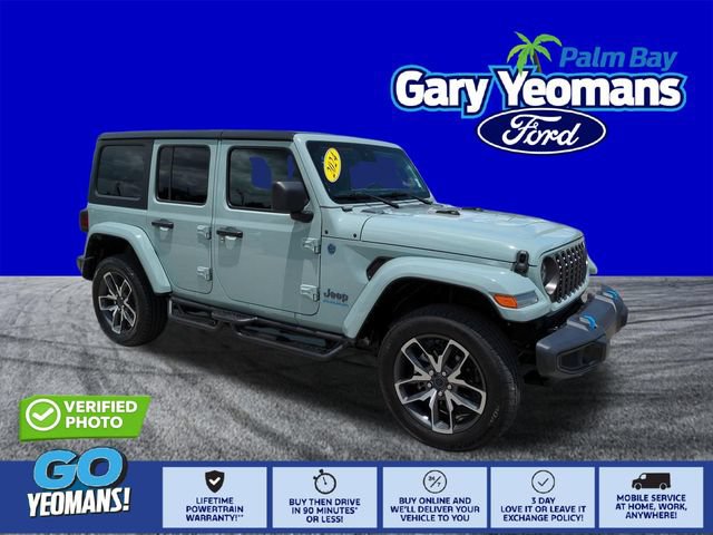 Used 2024 Jeep Wrangler Unlimited w/ LED Headlamp & Fog Lamp Group