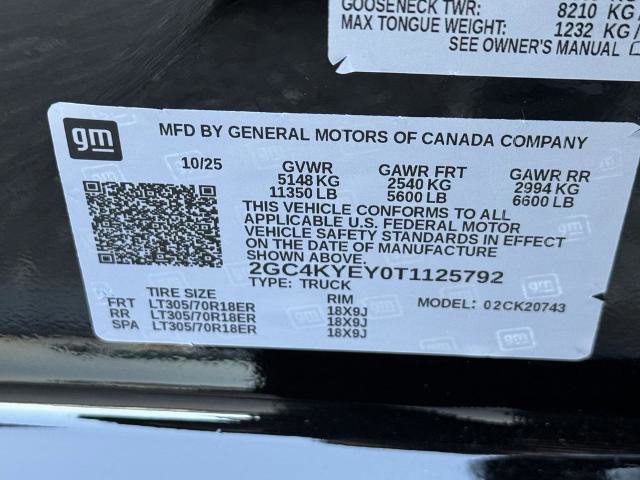 Used 2026 Chevrolet Silverado 2500 ZR2 w/ LPO, Dark Essentials Package image 11