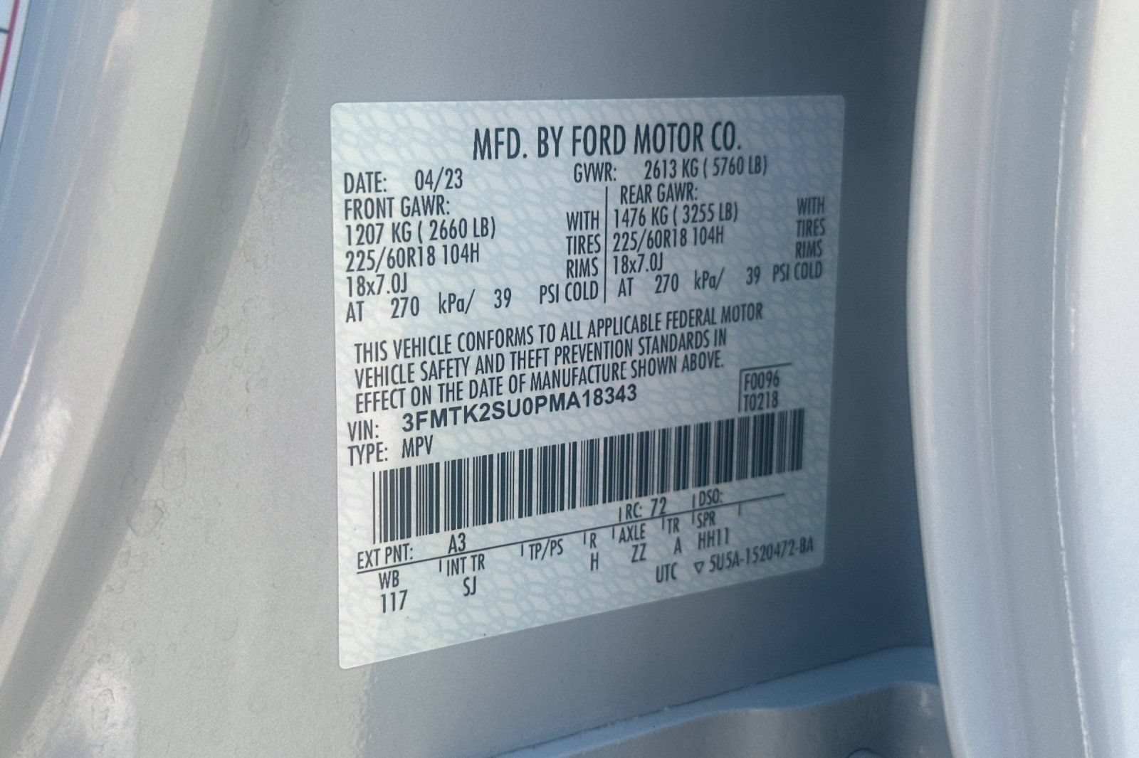 Certified 2023 Ford Mustang Mach-E California Route 1 AWD/4WD image 56