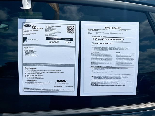 Certified 2025 Ford Escape Active AWD/4WD image 37