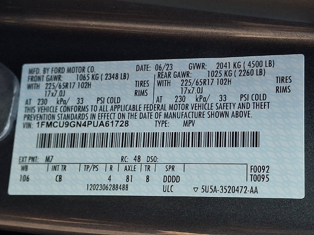 Certified 2023 Ford Escape Active w/ Tech Pack #2 AWD/4WD image 29
