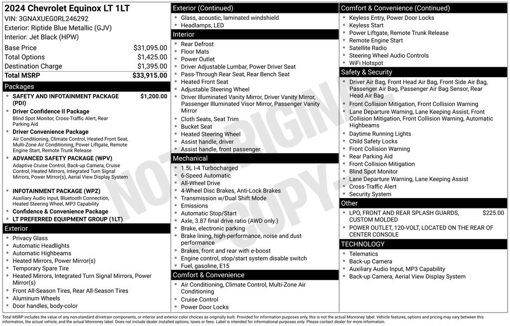 Used 2024 Chevrolet Equinox LT AWD/4WD image 28