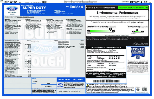 Certified 2021 Ford F250 XL w/ STX Appearance Package AWD/4WD image 13