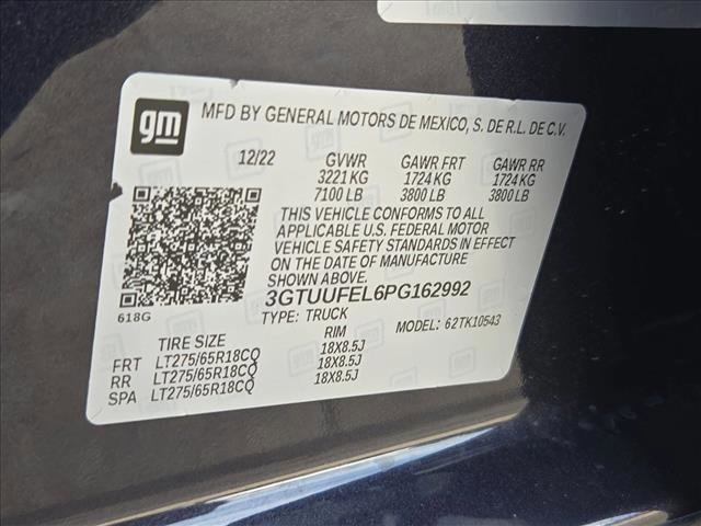 Used 2023 GMC Sierra 1500 AT4X AWD/4WD image 24