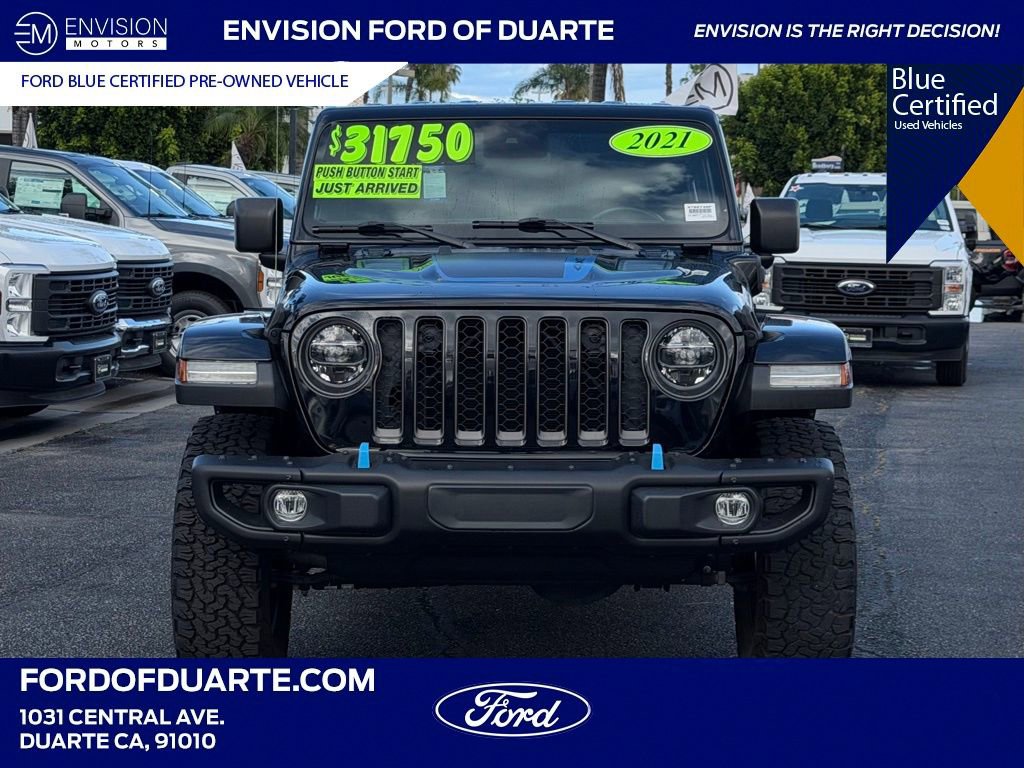 Used 2021 Jeep Wrangler Unlimited Rubicon 4xe w/ Steel Bumper Group