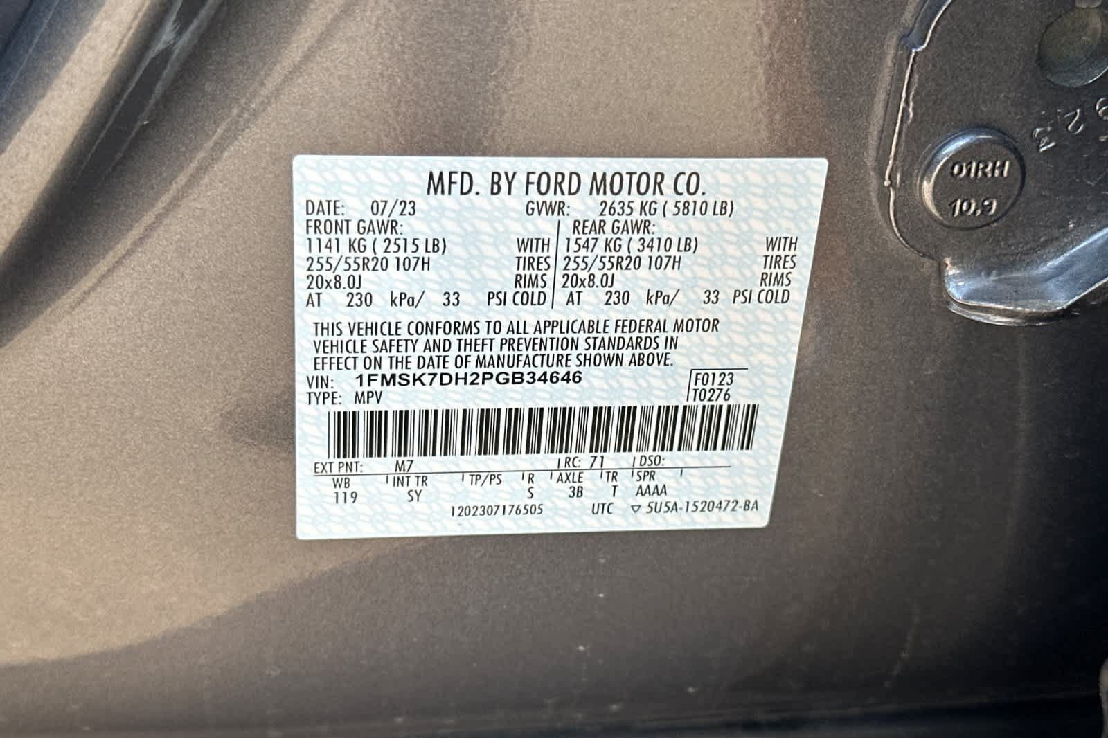 Certified 2023 Ford Explorer XLT w/ Equipment Group 202A RWD image 30
